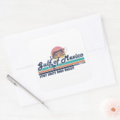 Sticker Carré Le golfe du Mexique reste salé et résiste à la pêc (Enveloppe)