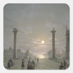 Sticker Carré Le Grand Canal De La Piazza San Marco