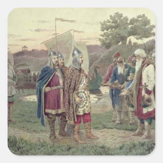 Sticker Carré Le Grand-Duc rencontre avec le peuple (Devant)