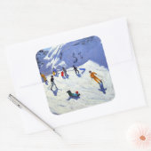 Sticker Carré Le Gully Belle Plagne 2004 (Enveloppe)