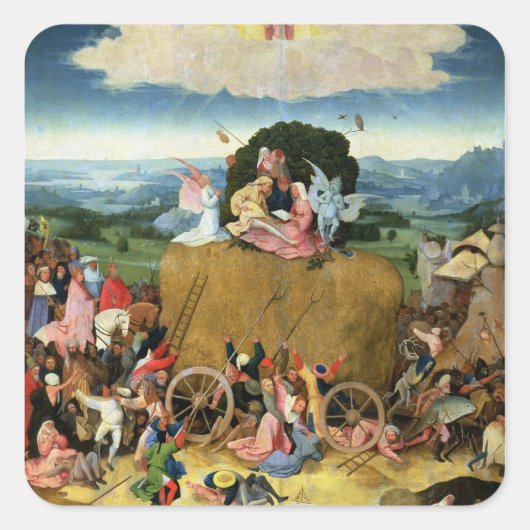 Sticker Carré Le Haywain (Devant)