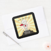 Sticker Carré Le héros de quelqu'un (Enveloppe)