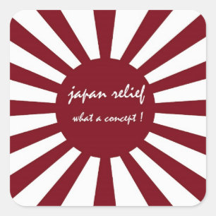 Sticker Carré le japon soulage quel concept