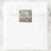 Sticker Carré Le jardin de Burgermeister Schwind, de "Florile (Sac)