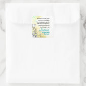 Sticker Carré Le jardin de Dieu (Sac)