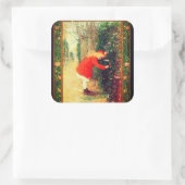 Sticker Carré Le jardin secret | (Sac)