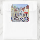 Sticker Carré Le jeu Bourgogne (Sac)