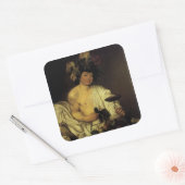 Sticker Carré Le jeune Bacchus (Enveloppe)