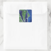 Sticker Carré Le John F Kennedy Space Center (Sac)