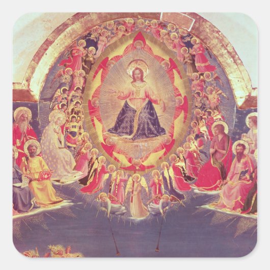 Sticker Carré Le jugement Dernier 2 (Devant)