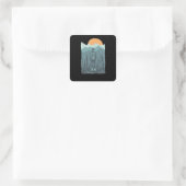 Sticker Carré Le Kraken (Sac)