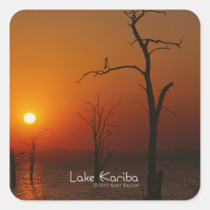 Sticker Carré Le lac Kariba