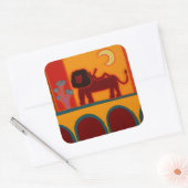 Sticker Carré Le Lion De Fulham Broadway 2008 (Enveloppe)