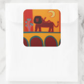 Sticker Carré Le Lion De Fulham Broadway 2008 (Sac)