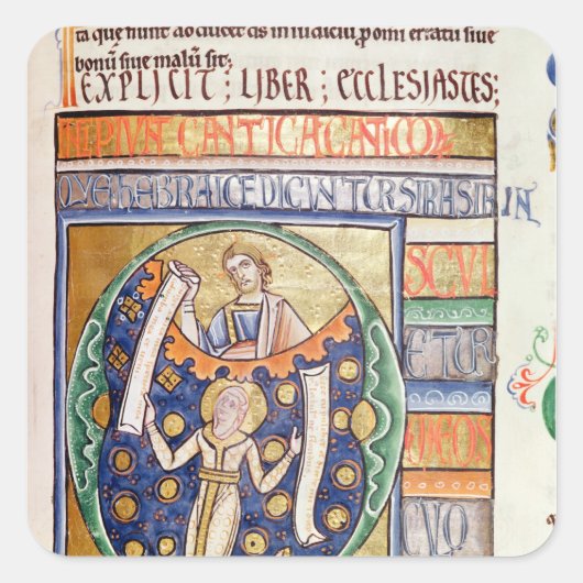 Sticker Carré Le Livre des Ecclésiastes (Devant)