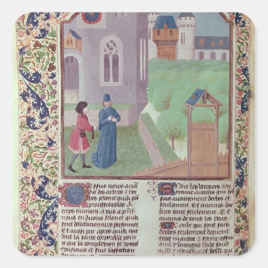 Sticker Carré Le Livre des Prouffitz Champestres par (Devant)