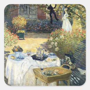 Sticker Carré Le Luncheon Claude Monet