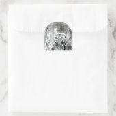 Sticker Carré Le mariage privé d'Anne Boleyn (Sac)