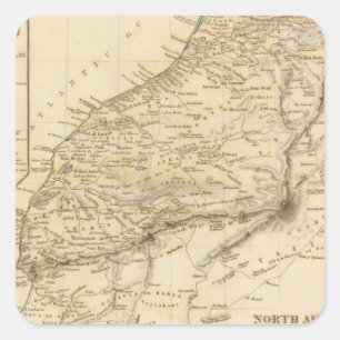 Sticker Carré Le Maroc 2