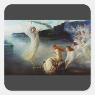 Sticker Carré Le martyre de Sainte Christine Art