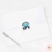 Sticker Carré Le meilleur espion du monde (Enveloppe)
