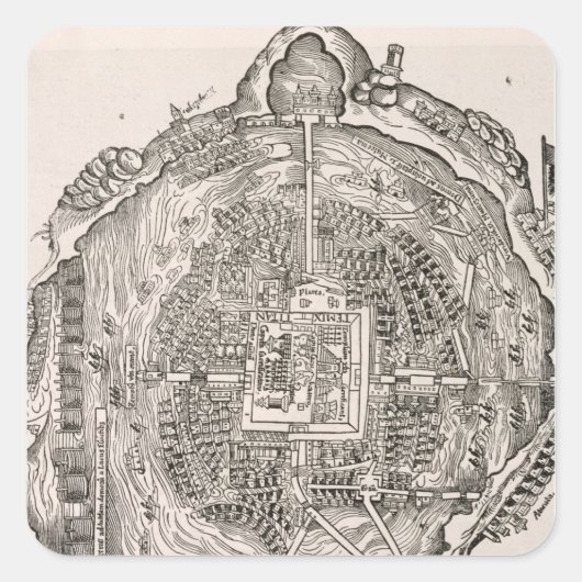 Sticker Carré Le Mexique avant la conquête (Devant)