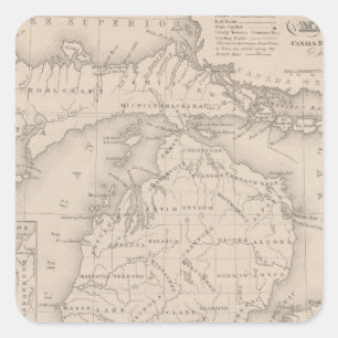 Sticker Carré Le Michigan 9