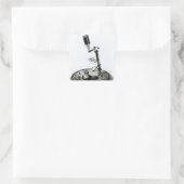 Sticker Carré Le microscope de Darwin (Sac)