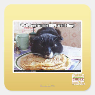 Sticker Carré Le mien maintenant