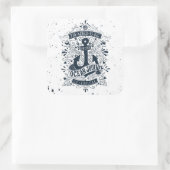 Sticker Carré Le Monde est grand - Partez à la découverte (Sac)