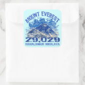 Sticker Carré Le mont Everest (Sac)
