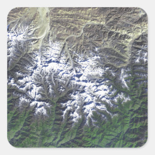 Sticker Carré Le mont Everest