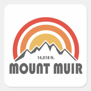 Sticker Carré Le mont Muir Californie