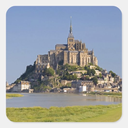 Sticker Carré Le Mont Saint Michel dans la région de (Devant)