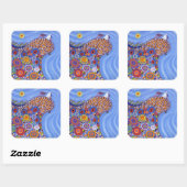 Sticker Carré Le mouton très précaire 2014 (Feuille)