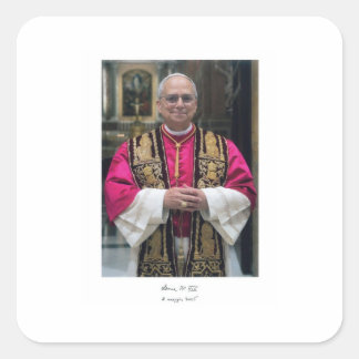 Sticker Carré Le Pape Léon XIV Robert Francis Prevost