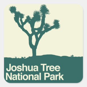 Sticker Carré Le Parc national de Joshua Tree