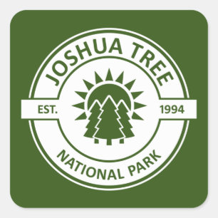 Sticker Carré Le Parc national de Joshua Tree