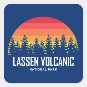 Sticker Carré Le Parc national volcanique de Lassen