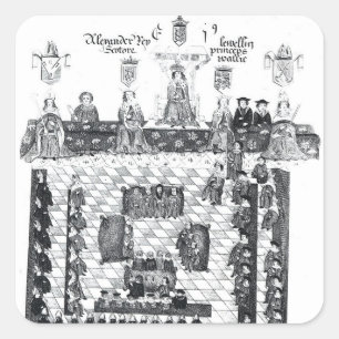 Sticker Carré Le Parlement d'Edward I