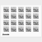 Sticker Carré Le Peuple Damable (Feuille)