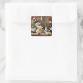 Sticker Carré Le pigeon (Sac)