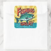 Sticker Carré Le plus grand impact de la vie (Sac)