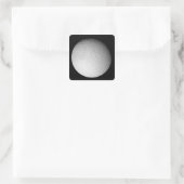 Sticker Carré Le pôle Sud de la lune de Saturne Tethys (Sac)