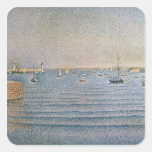 Sticker Carré Le port chez Portrieux, 1888