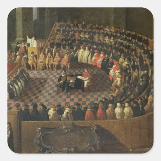 Sticker Carré Le Premier Chapter du 25e Conseil du Trent (Devant)