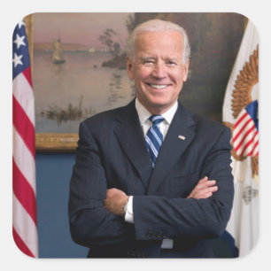 Sticker Carré Le président américain Joe Biden en tant que sénat