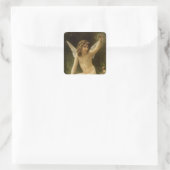 Sticker Carré Le Prisonnier (Le Captif) par Bouguereau (Sac)