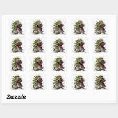 Sticker Carré Le Pudelpointer (Feuille)