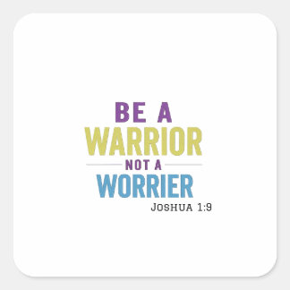 Sticker Carré Le Quotidien contre les défis de la vie